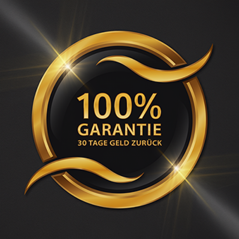 Qualitätssiege 100% Geld zurück Garantie